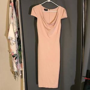 Light pink Slim fit pencil dress from BEBE.